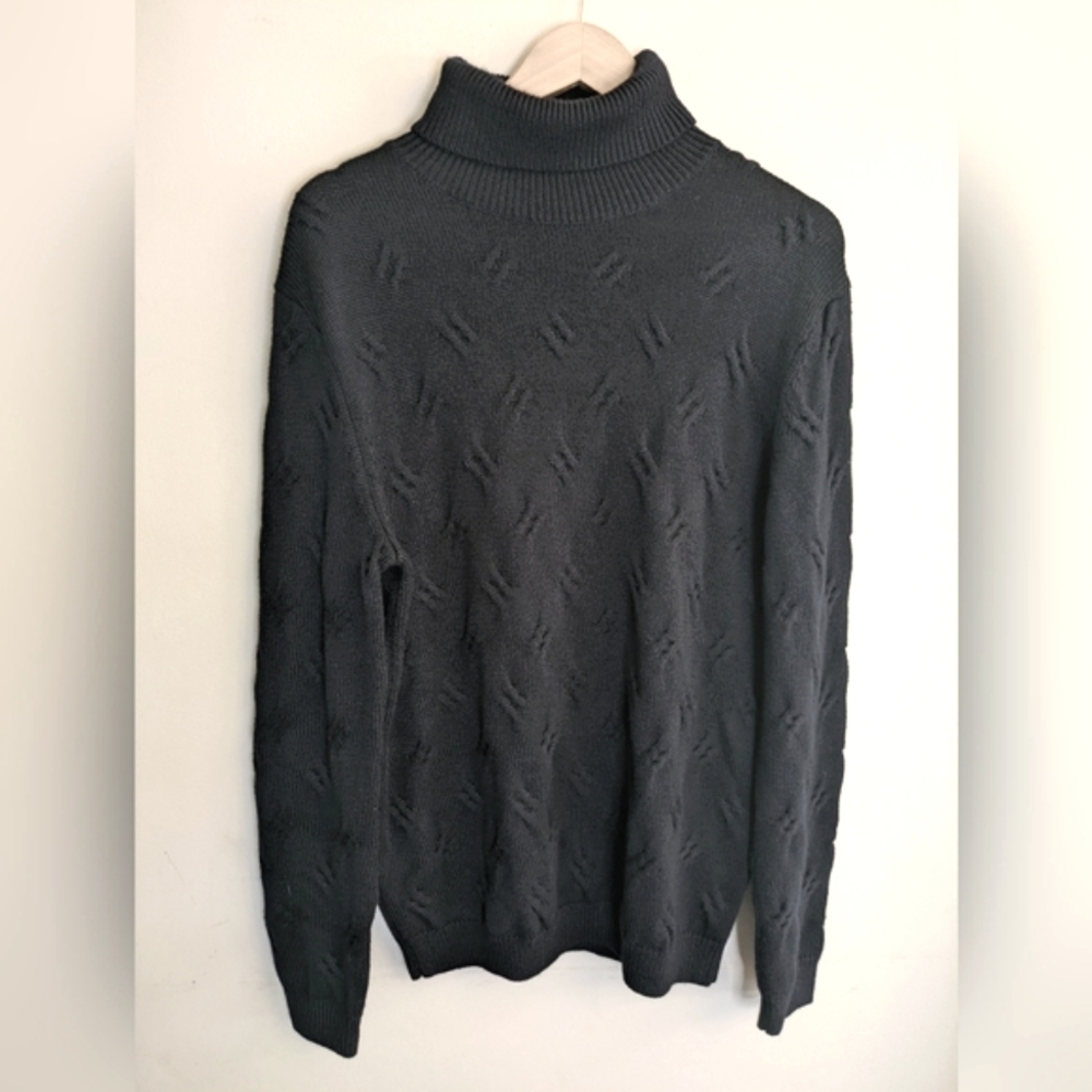 Reiss Navy Knit Pullover Sweater Size L